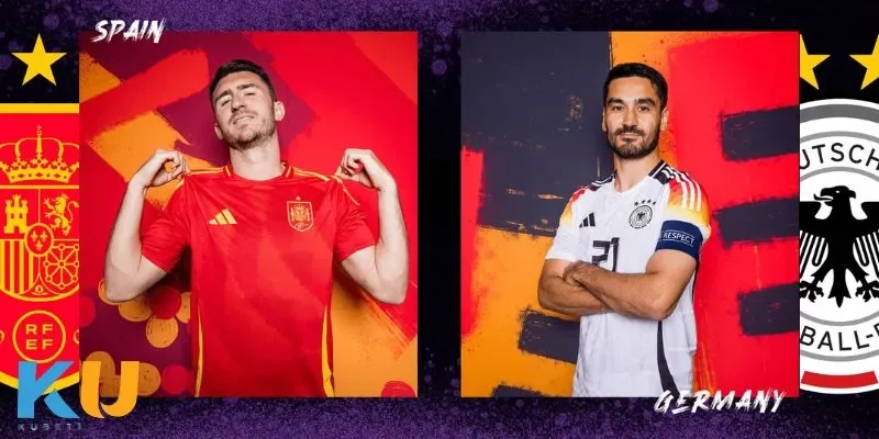 Cuộc chạm trán giữa hai lối chơi bóng đá Spain và Germany